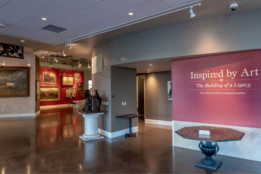 interior of Madden museum